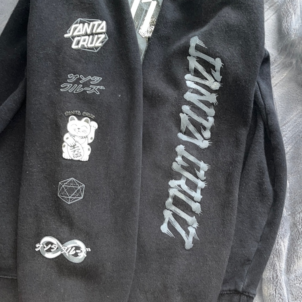 Used Santa Cruz skateboard hoodie